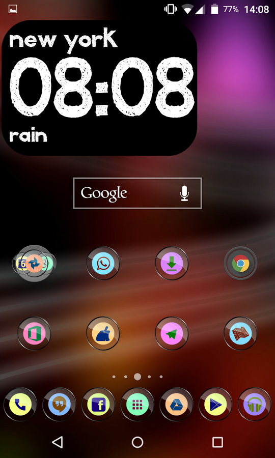 Tony Pastello Glass Icon Pack