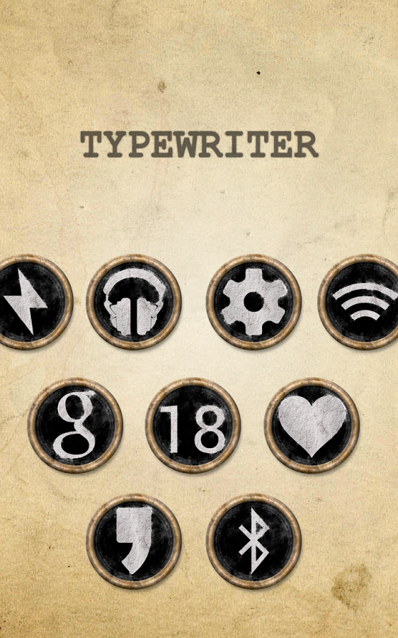 TYPEWRITER - Icon Pack