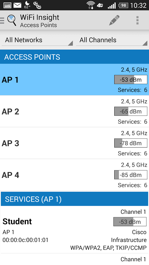 WiFi Insight WiFi Analyzer