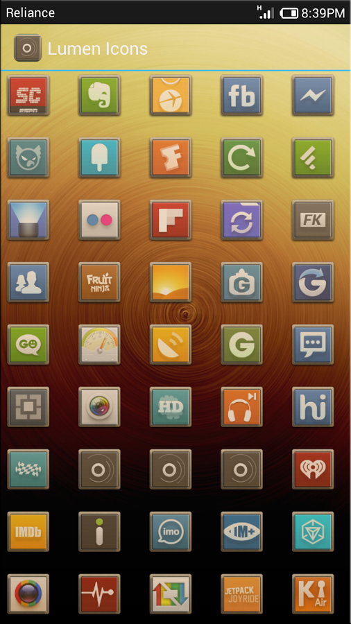 LIGNA ICONS APEX/NOVA/ADW/GO