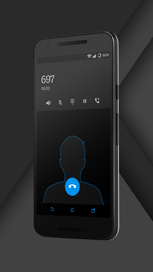 Sense 7 Black/Blue cm12 theme