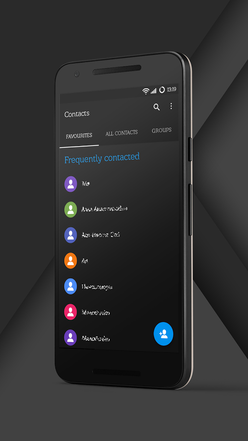 Sense 7 Black/Blue cm12 theme