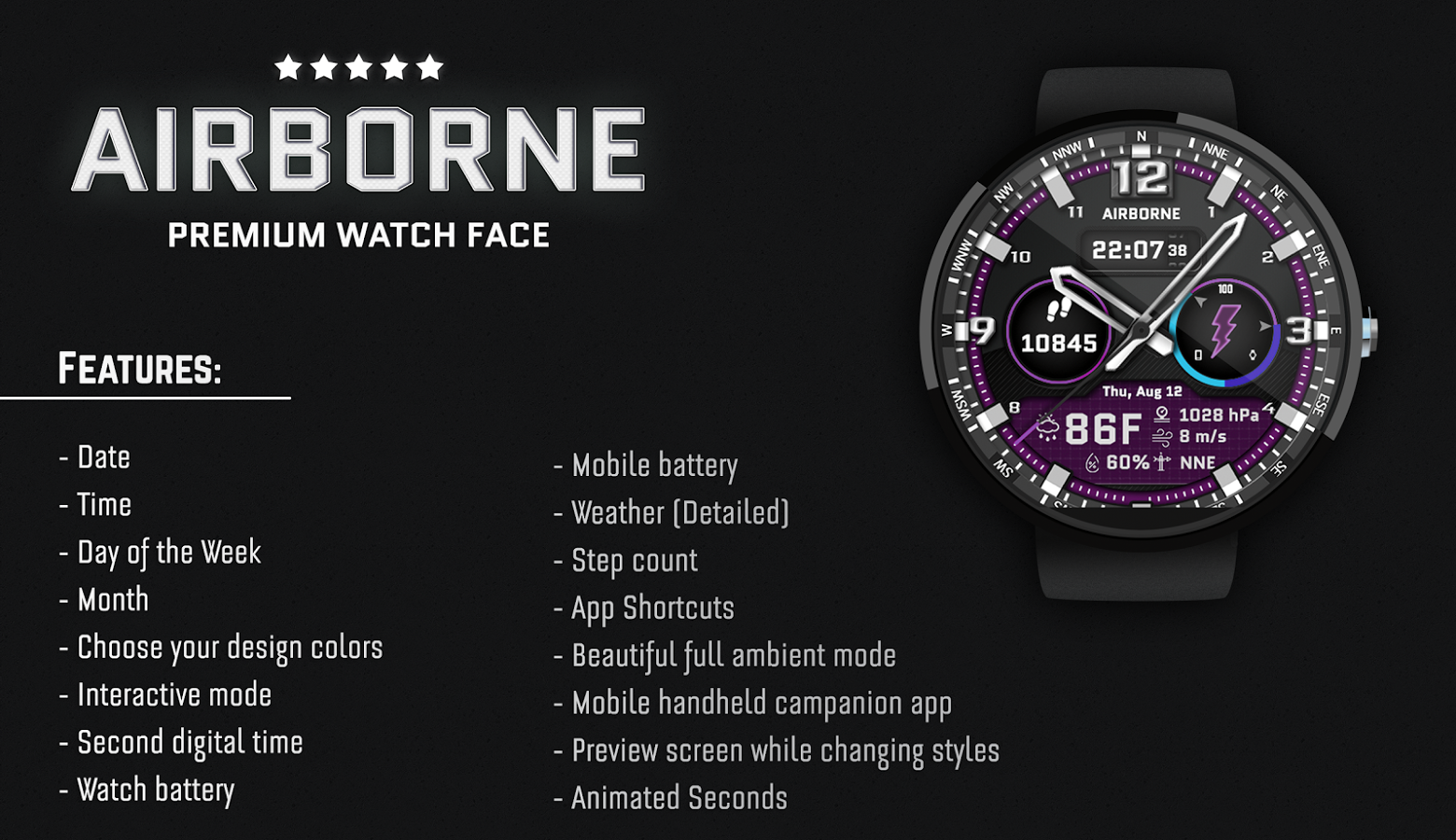 Airborne Watch Face