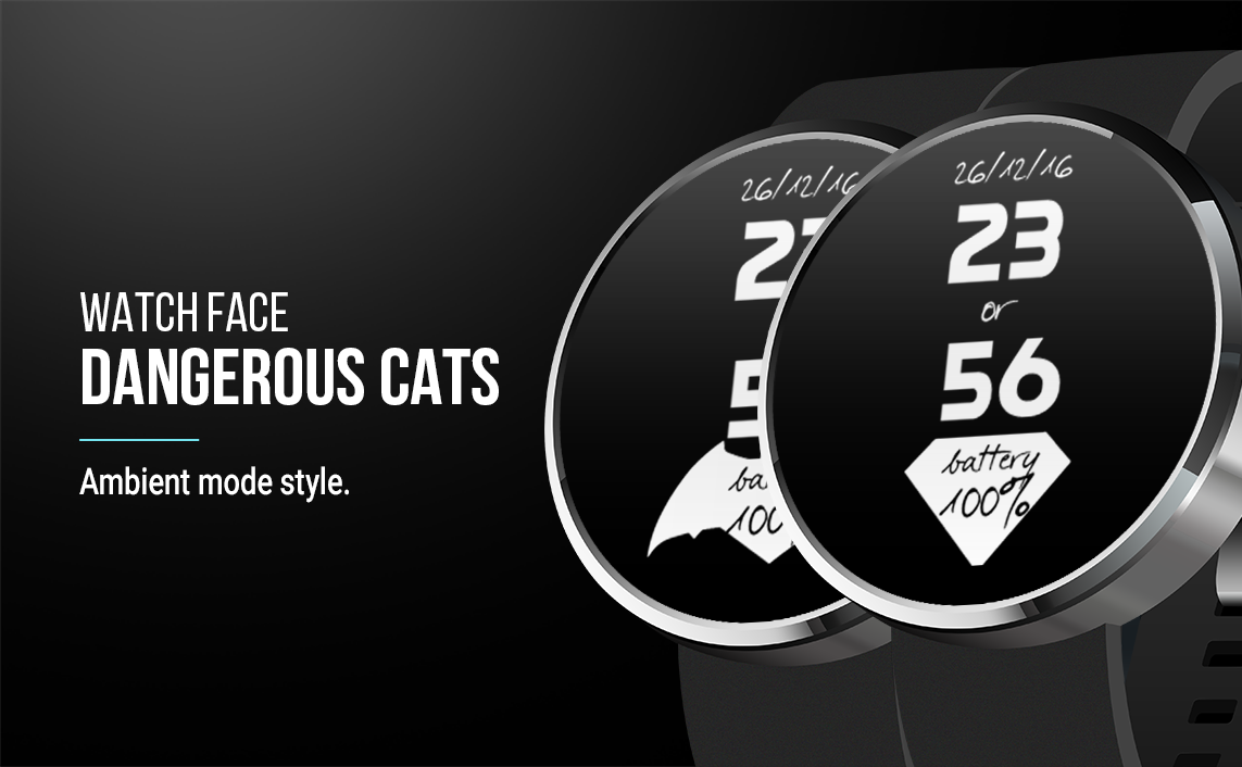 Dangerous Cats: Watch Face: