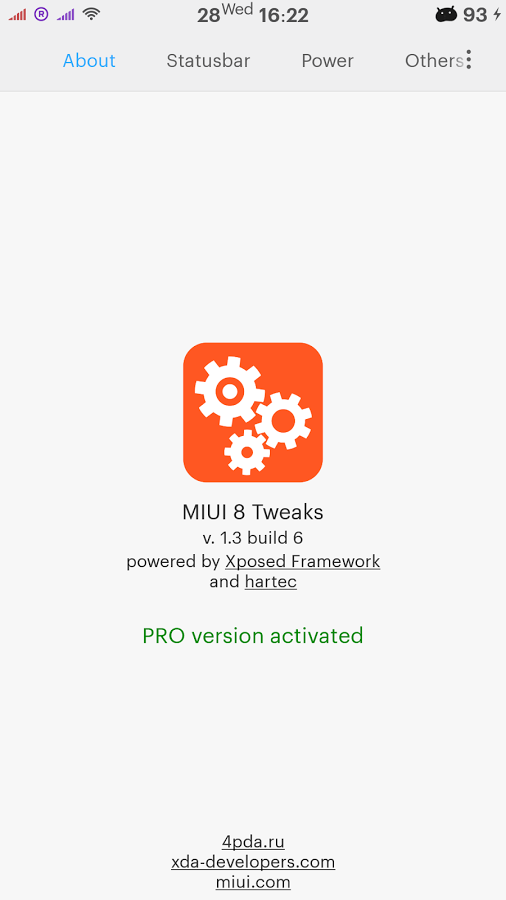 MIUI 8 Tweaks [Xposed] Pro