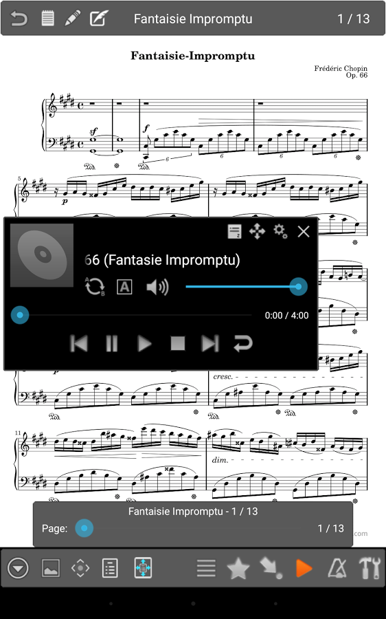 MobileSheetsPro Music Reader