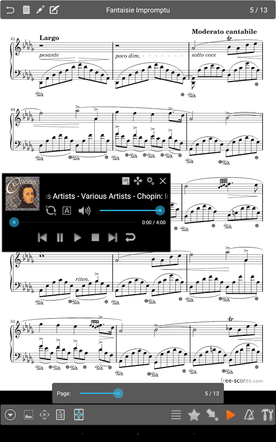 MobileSheetsPro Music Reader