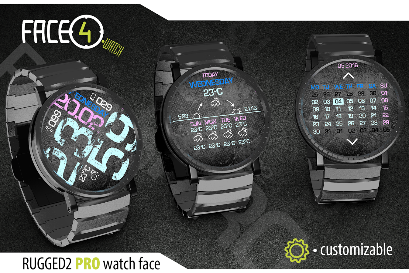 RUGGED2 PRO Watch Face