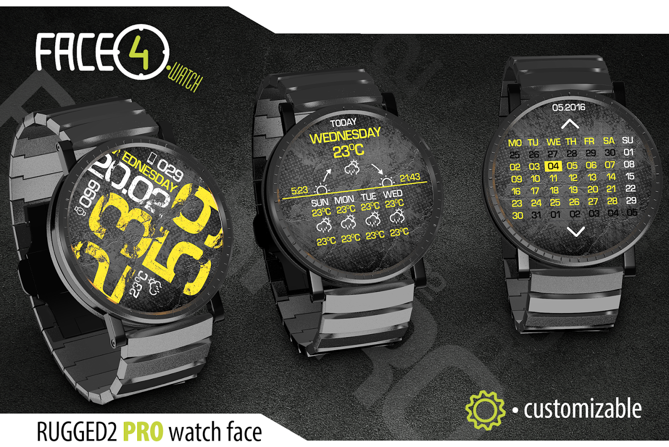 RUGGED2 PRO Watch Face