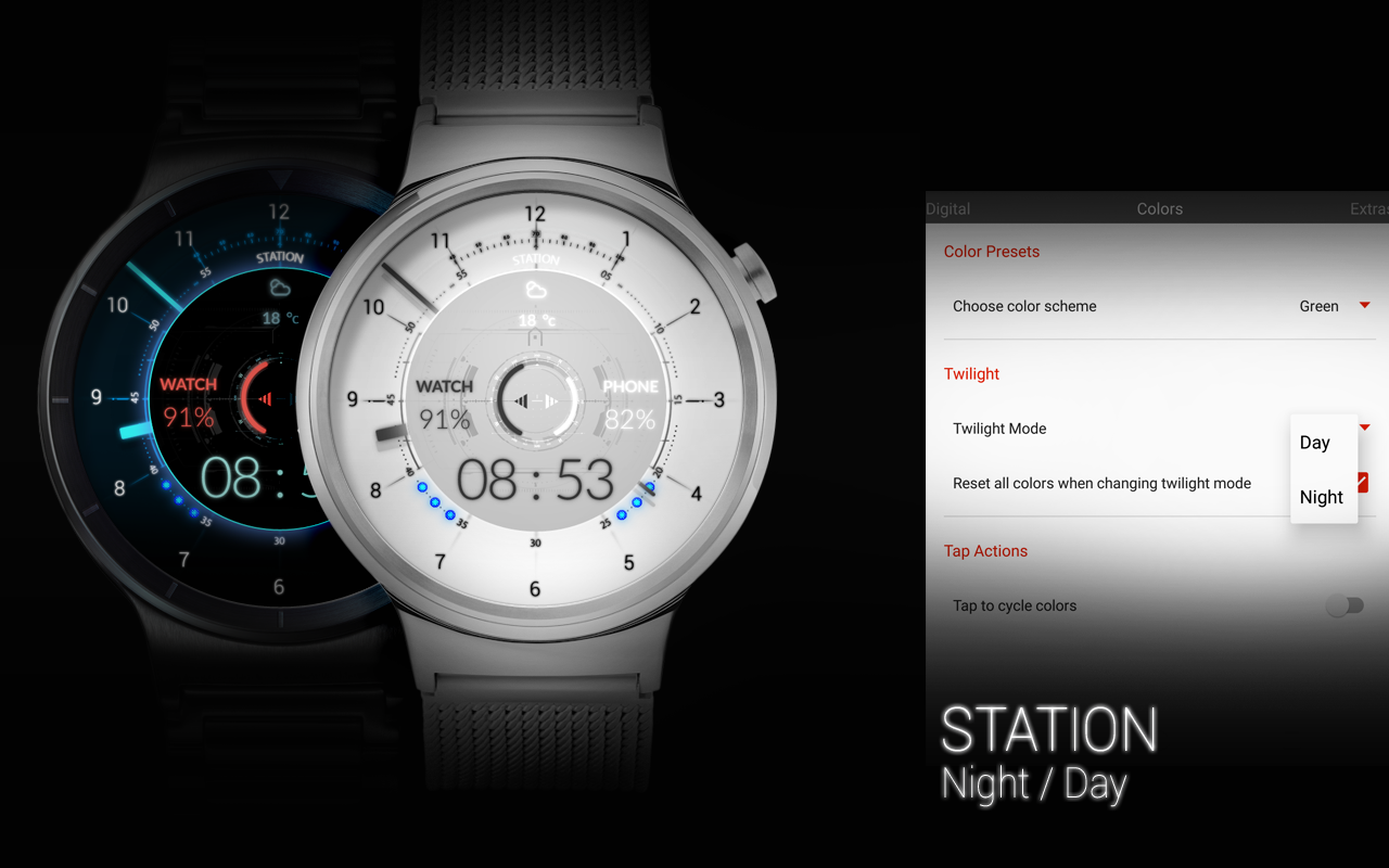 STATION - Watch face