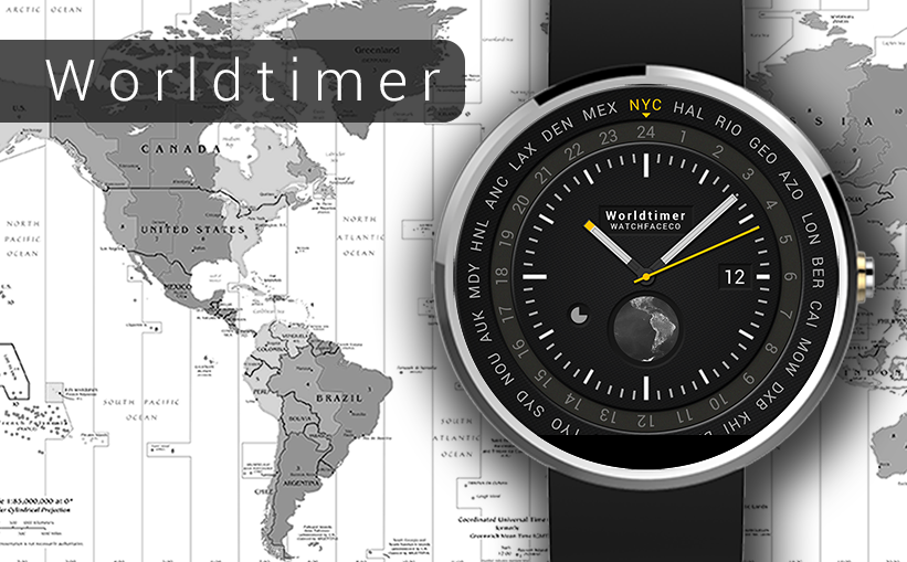 World Timer Watch Face