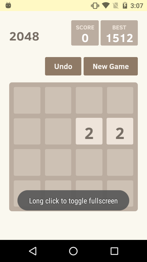 2048 - Mobile version of 2048 game