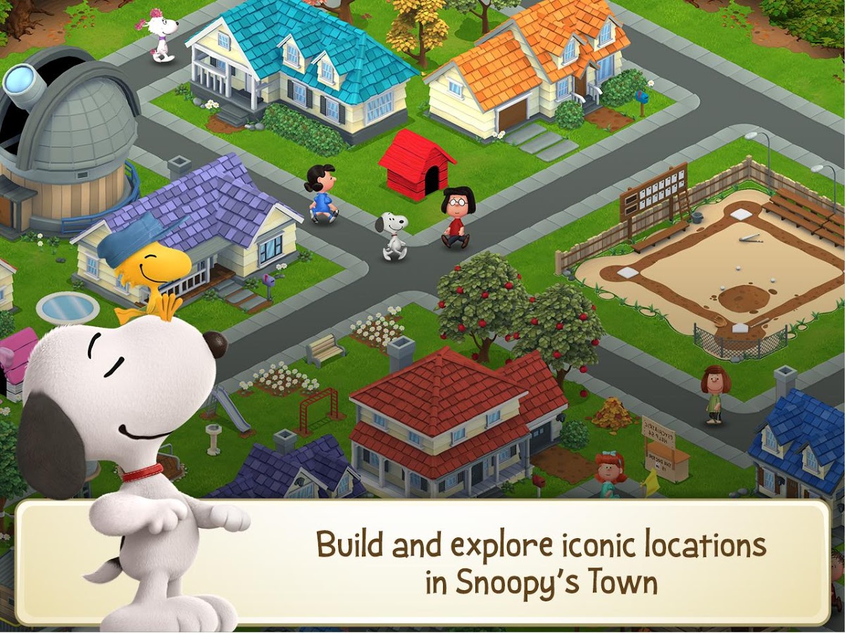 Snoopy's Town Tale CityBuilder (Mod Money)