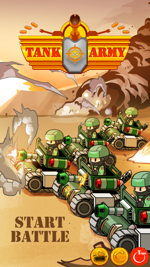 Tank Army - Fast Fingers Shmup