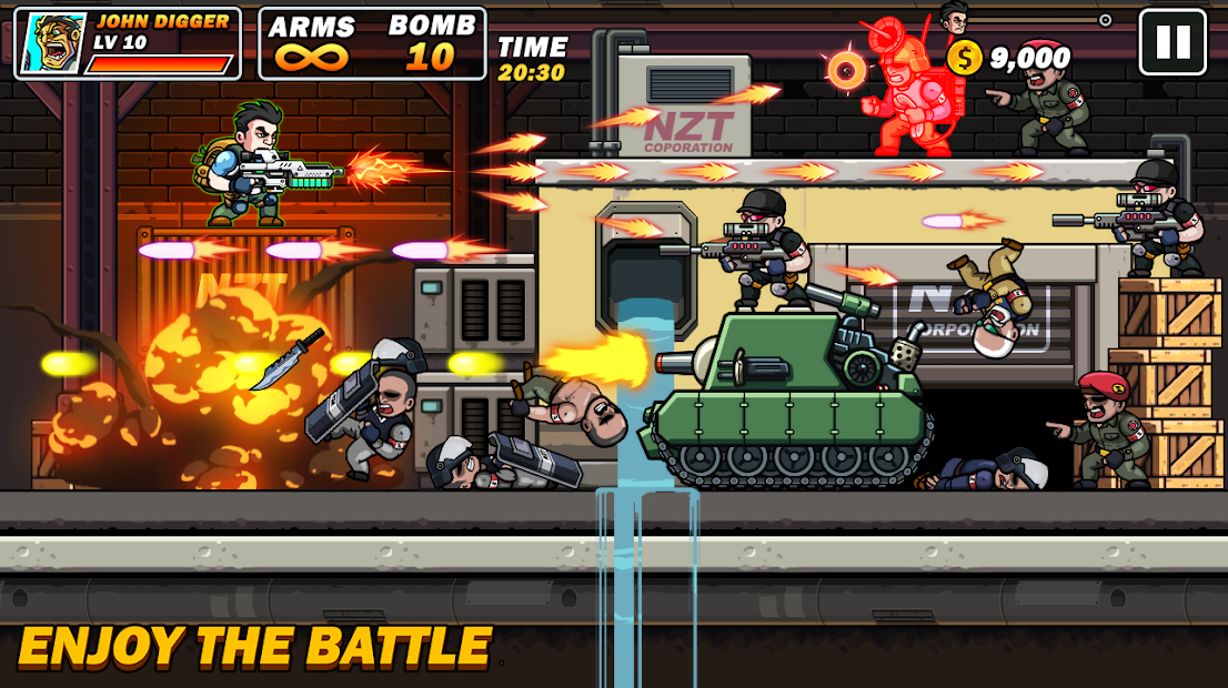 Metal Mercenary - 2D Platform Action Shooter