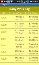 Accupedo-Pro Pedometer Widget