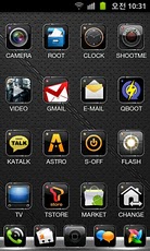 New Black iPhone Go Launcher