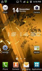 Deus Clock Live Wallpaper