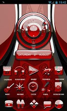 3D RED DELUXE GO theme