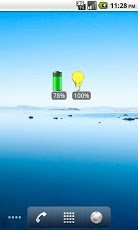 Brightness Battery Widget