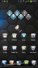 Next Launcher Theme Glass