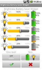 Brightness Battery Widget