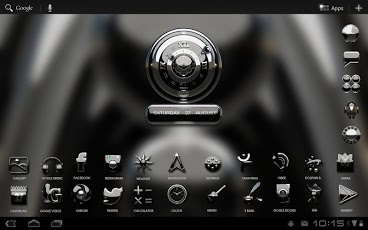 3D BLACK DELUXE GO theme