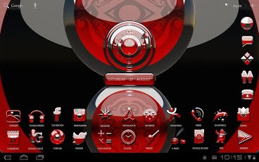 3D RED DELUXE GO theme