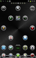 Ball Black 3D Theme GoLauncher