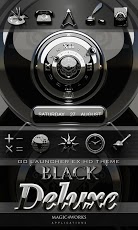 3D BLACK DELUXE GO theme