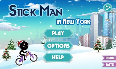 Stick Man In New York