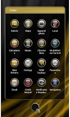 Next Launcher Theme Gold