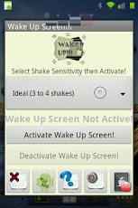 Wake Up Screen