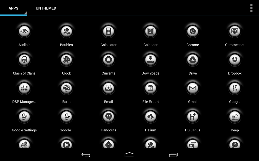 Baubles Multi Launcher Theme