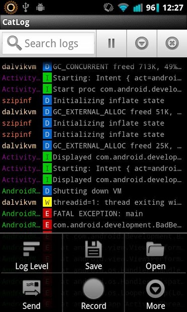 CatLog - Logcat Reader!
