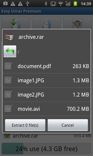 Easy Unrar Unzip & zip premium