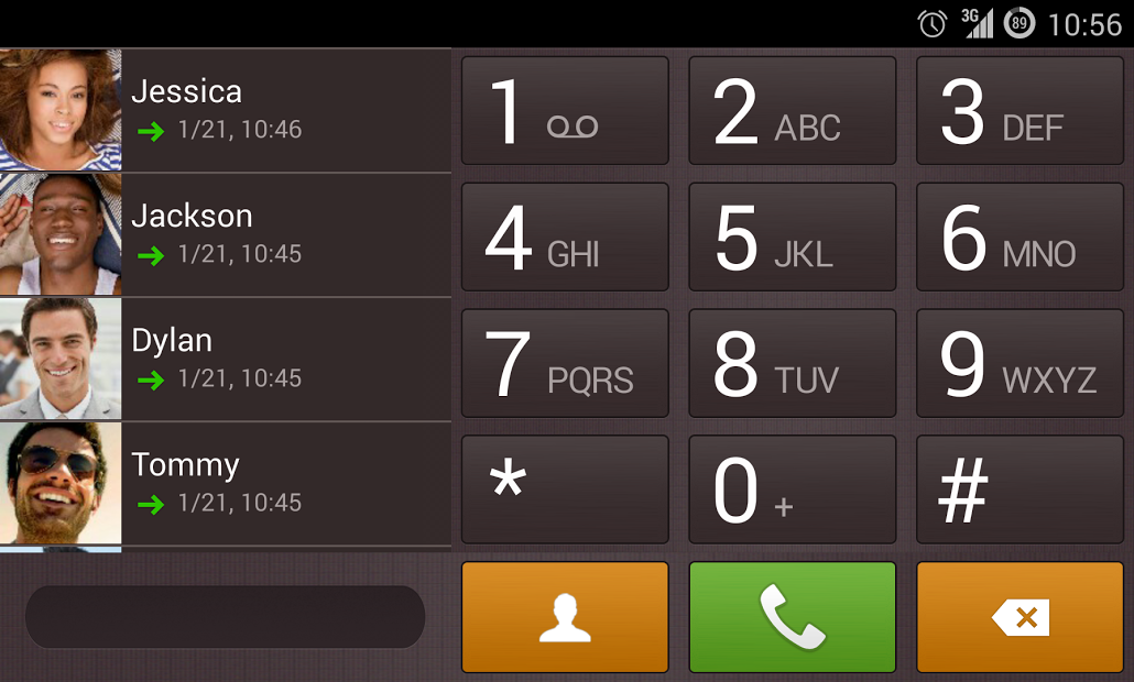 ExDialer Rich Brown Theme