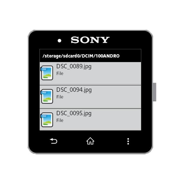 File Explorer for SmartWatch 2