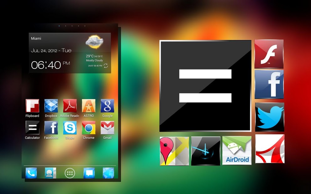 KitKat 4.4 Launcher Theme icon