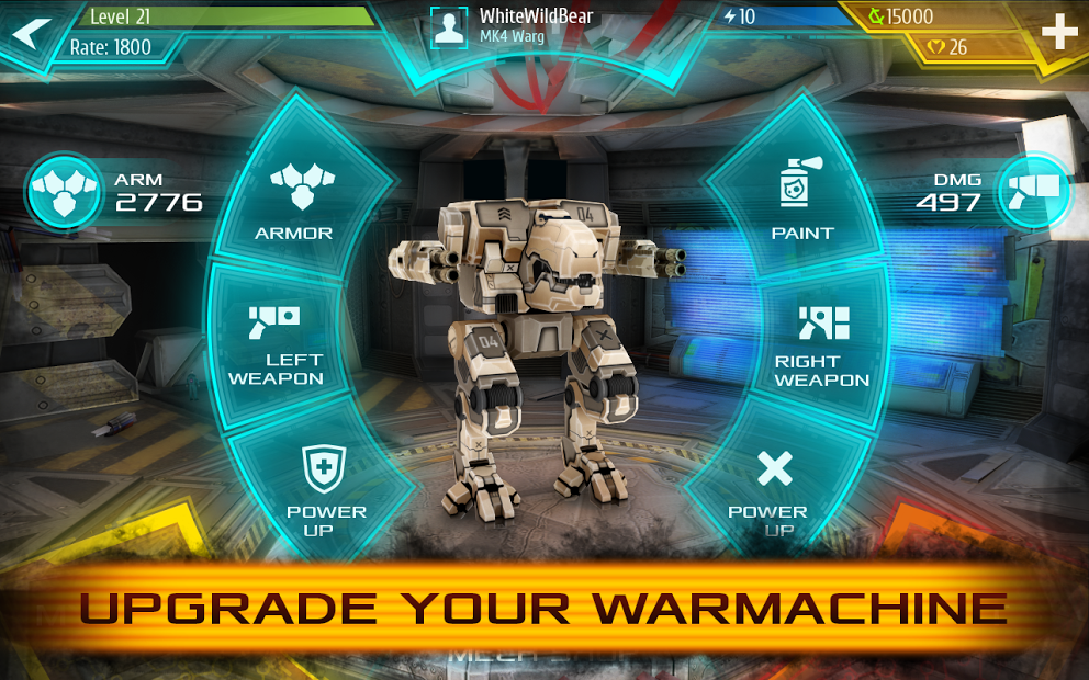 Mechs Warfare (Mod Money)