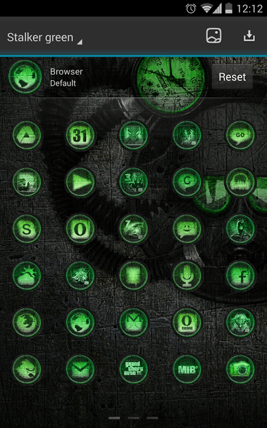 Next launcher theme STALKER G