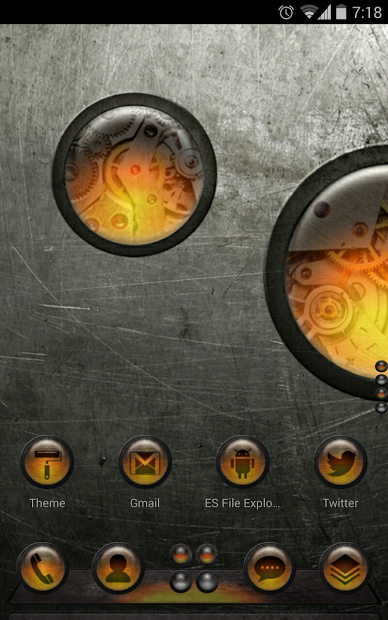 Next Launcher Theme SteampunkO