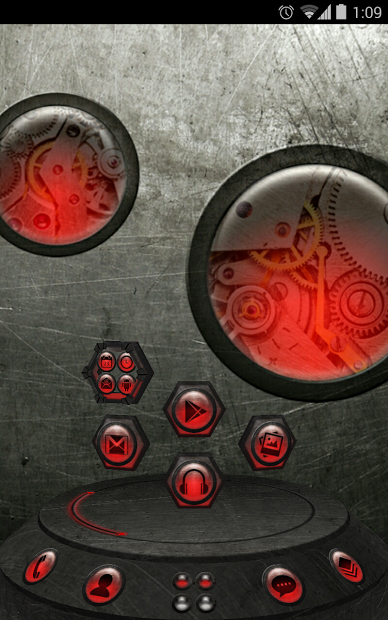 Next Launcher Theme SteampunkR