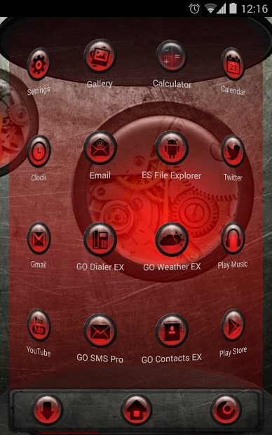 Next Launcher Theme SteampunkR