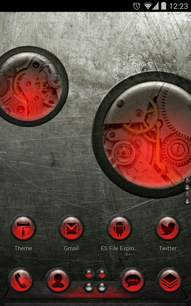 Next Launcher Theme SteampunkR