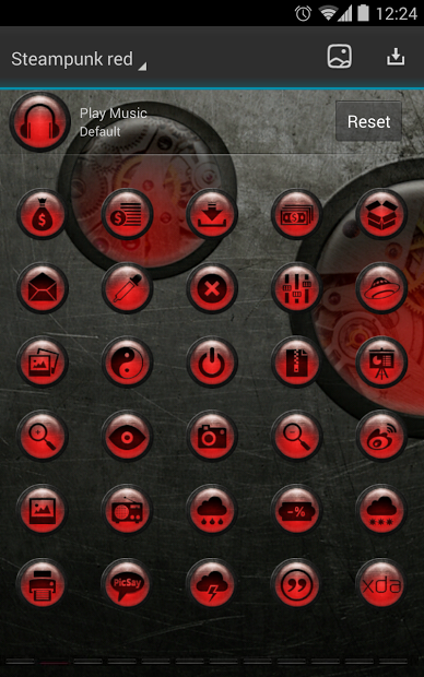 Next Launcher Theme SteampunkR