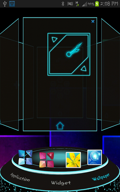 Next Launcher Tron 3D Theme