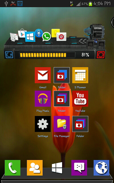 Next Launcher Windows 8 3D