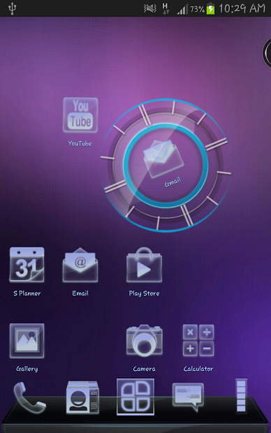 Next Launcher3D Neon HD Theme