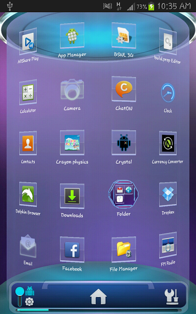 Next Launcher3D Neon HD Theme